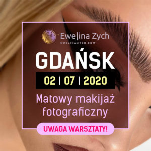 Read more about the article WARSZTATY GDAŃSK – Matowy makijaż fotograficzny i elementy fotografii dla wizażystów (POKAZ+PRAKTYKA).